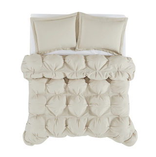 Tufted bedding.