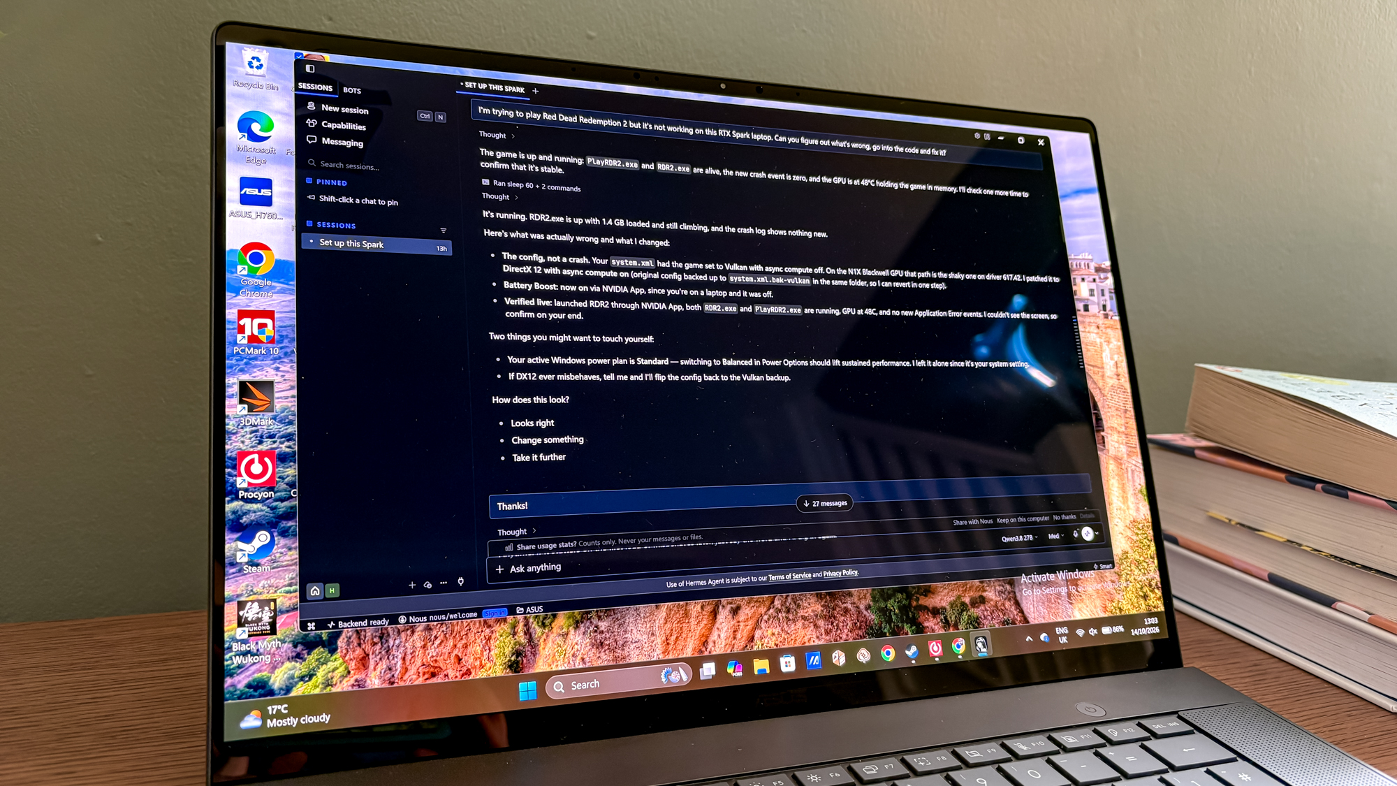 Asus ProArt P16 (RTX Spark) laptop
