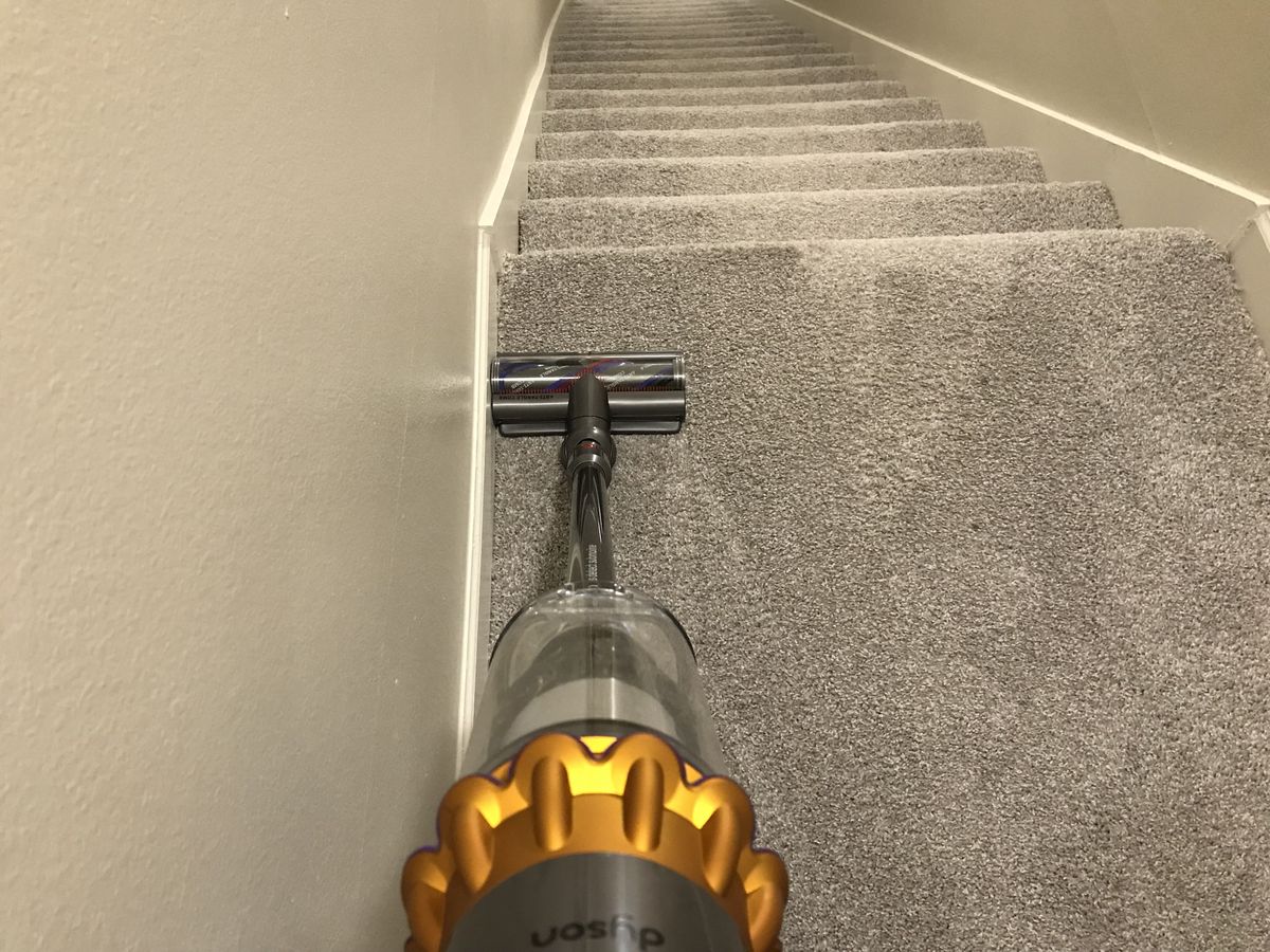 Dyson V15s Detect Submarine being tested in writer's home