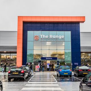 the range store exterior with cars