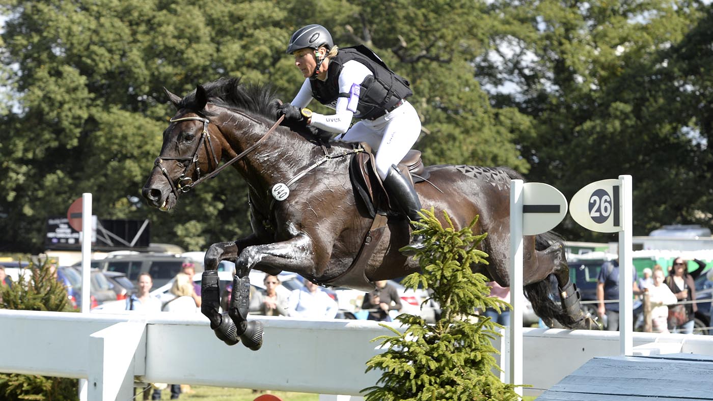 Ingrid Klimke and FRH Butts Abraxxas at Burghley 2013