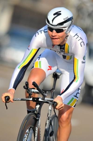 Jan Ghyselinck (HTC-Highroad) cracked the top-20 in the prologue.