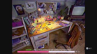 The player films a desk in Lost Records: Bloom & Rage.