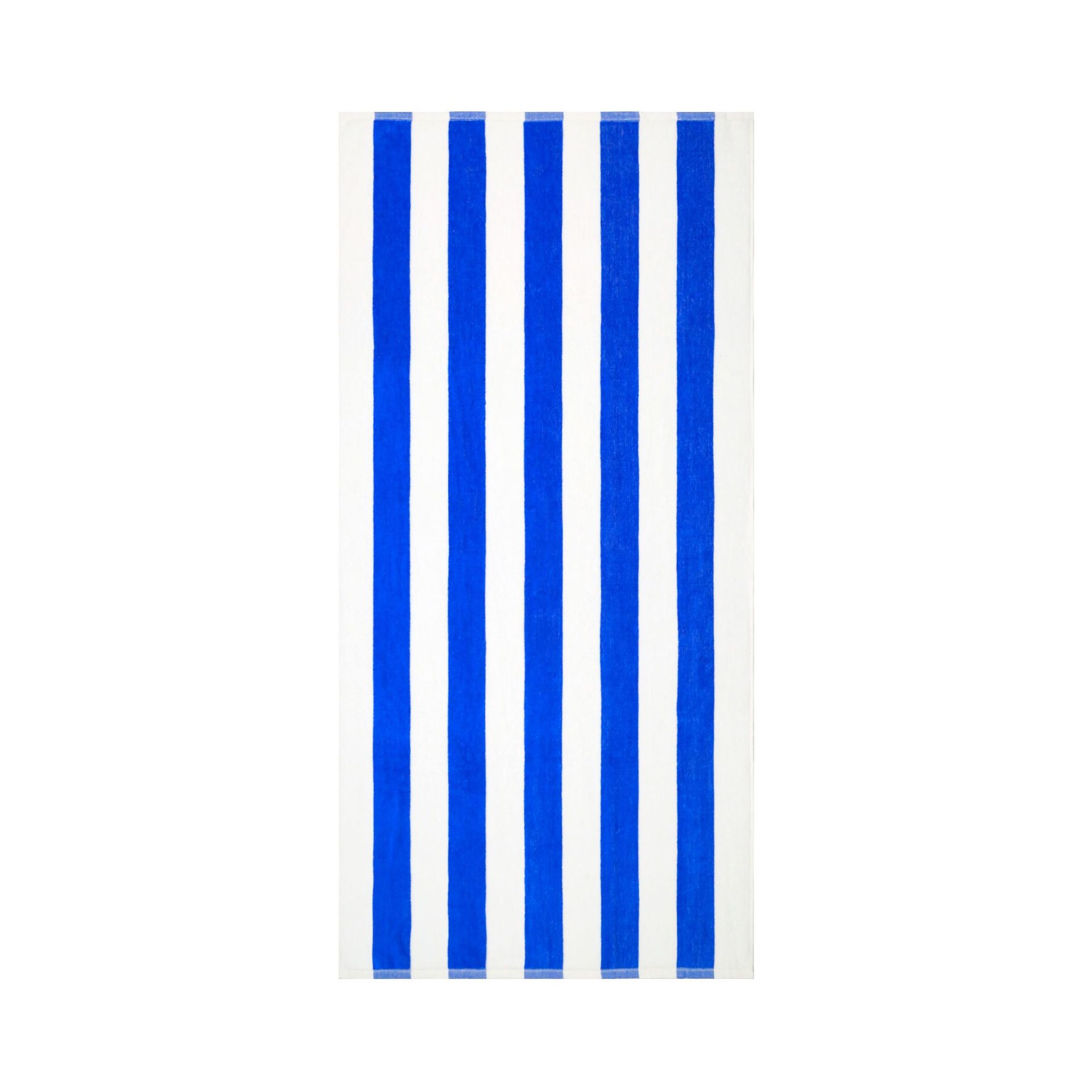 Mainstays Cabana Blue Stripe Beach Towel, 58