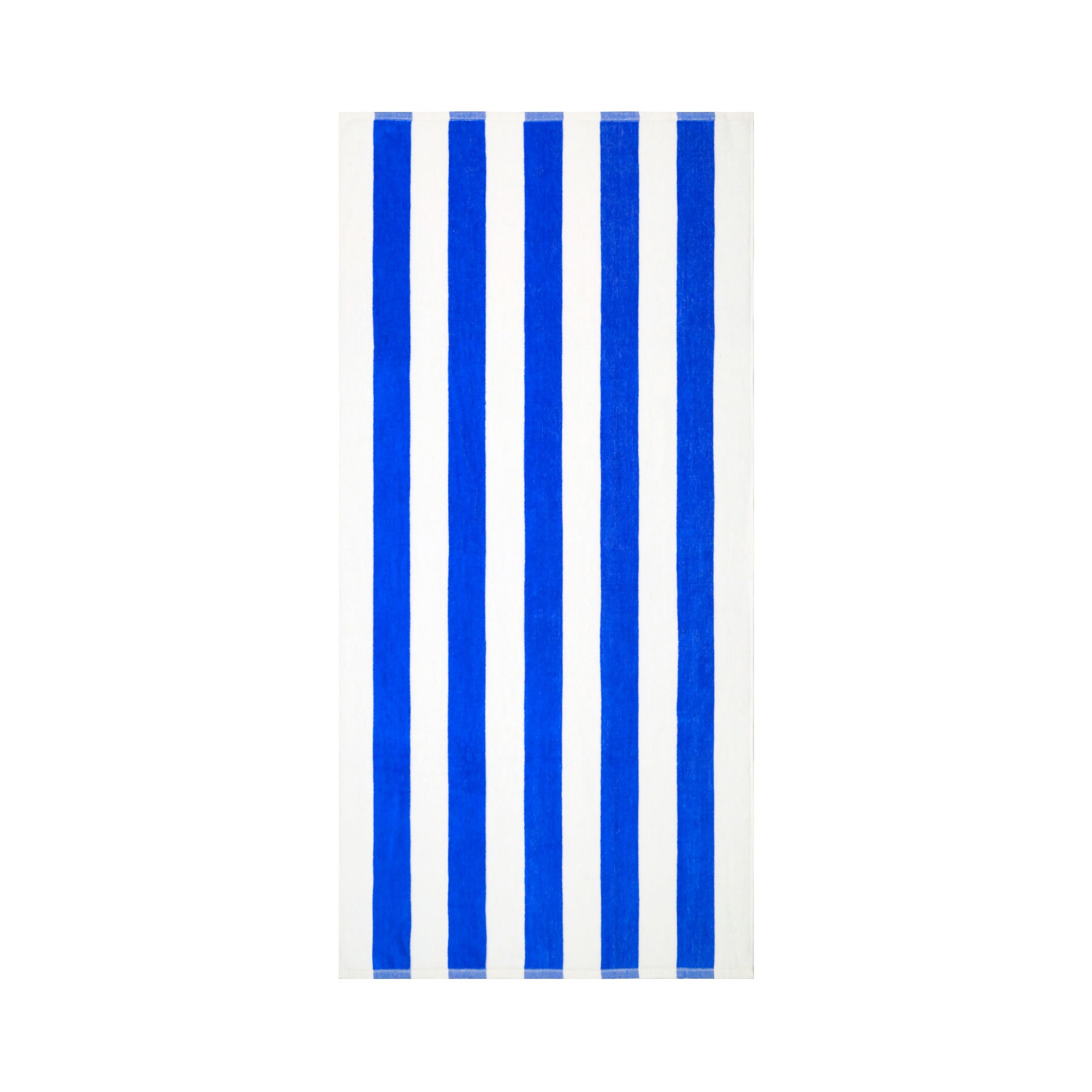 Mainstays Cabana Blue Stripe Beach Towel, 58" X 28", Blue