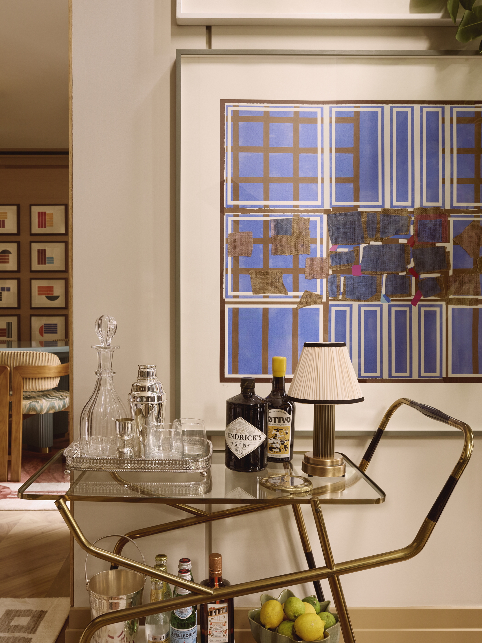 Images of the interiors of the De Rosee Sa duplex at 60 Curzon