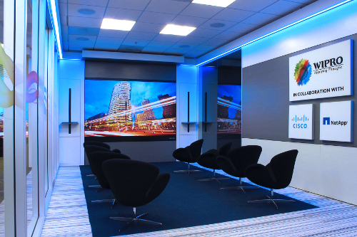 Prysm Video Wall at Wipro Center