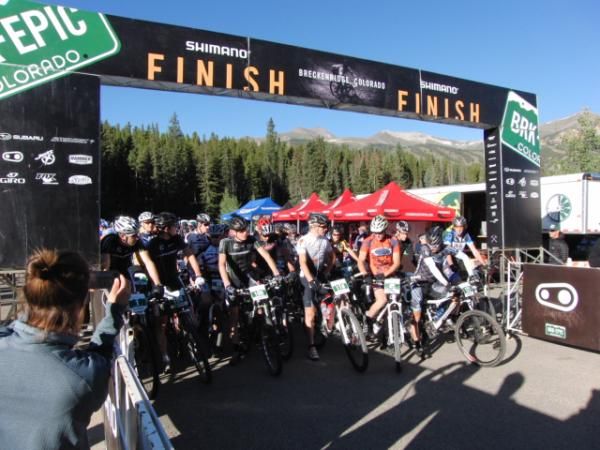All lined up for the start on stage 3.