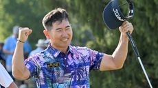 YE Yang celebrates winning the Ascension Charity Classic in 2024