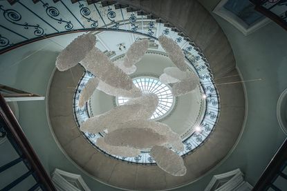 Paper Clouds installation by kengo kuma