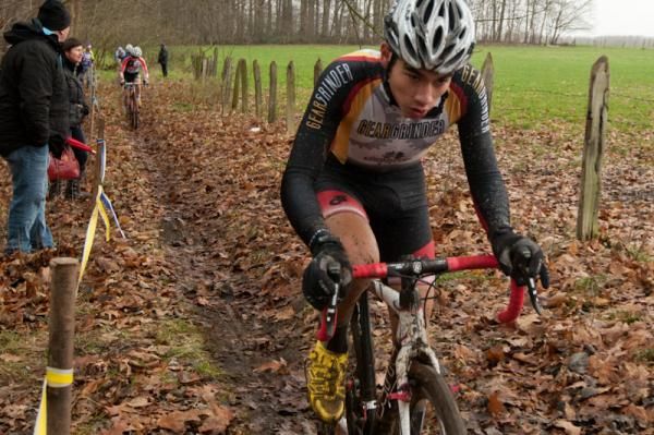 Riding the muddy singletrack on Christmas Day