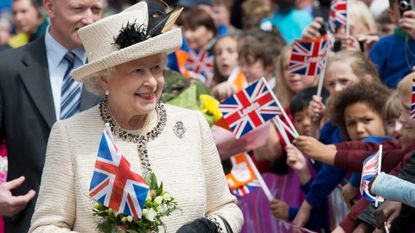 Platinum Jubilee on TV: Queen Elizabeth II meets members of the public during a visit to the City Varieties Music Hall