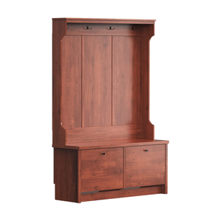 A tall wooden cabinet