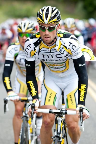 HTC-Columbia's aims switched from setting up a sprint to looking after overall hope Michael Rogers today.