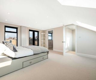 modern loft conversion bedroom 