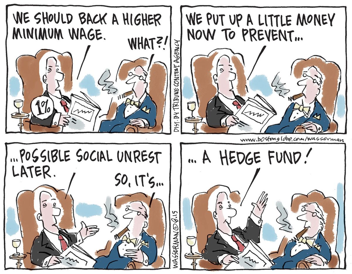 Editorial cartoon U.S. Minimum Wage | The Week