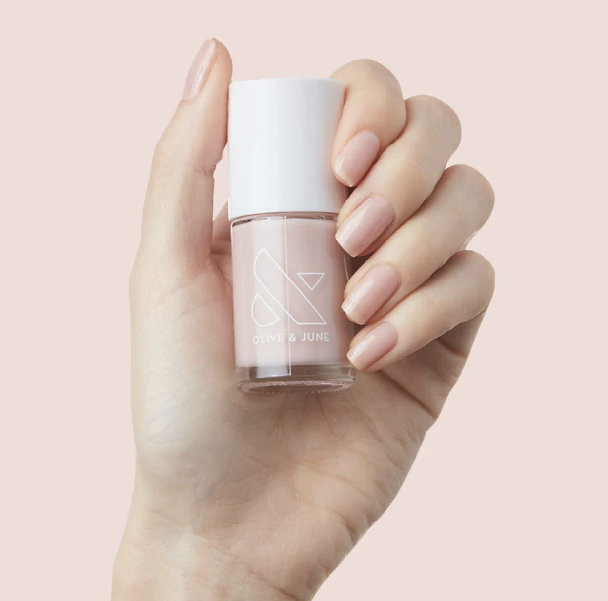 Olive&amp;amp;June Queen takes her tea with milk nail polish