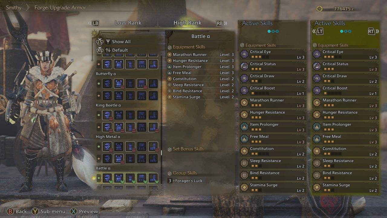 Monster Hunter Wilds secret armor - Battle set a