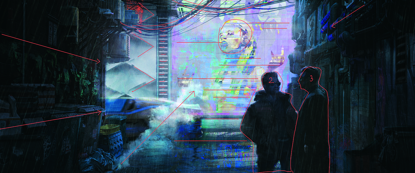 Digital art in progress