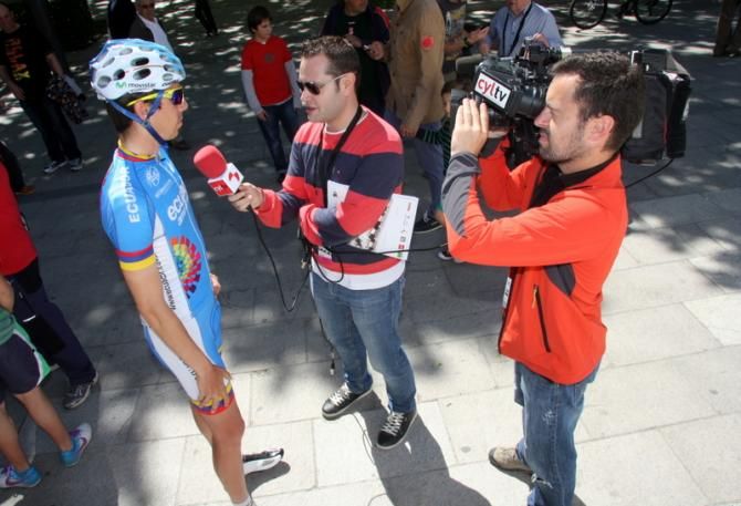 Jaime Ros&oacute;n (Ecuador) was the only cyclist from Zamora contending today, and attracted the attention of many media outlets