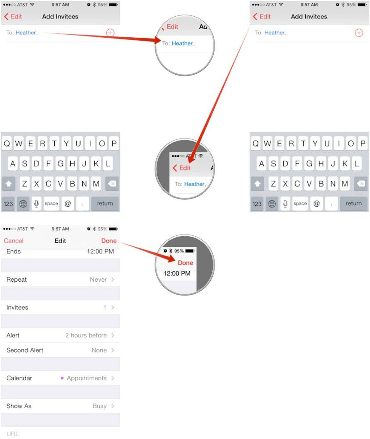 How to send and accept calendar event invitations on iPhone and iPad