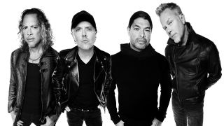 A press shot of Metallica taken in 2016