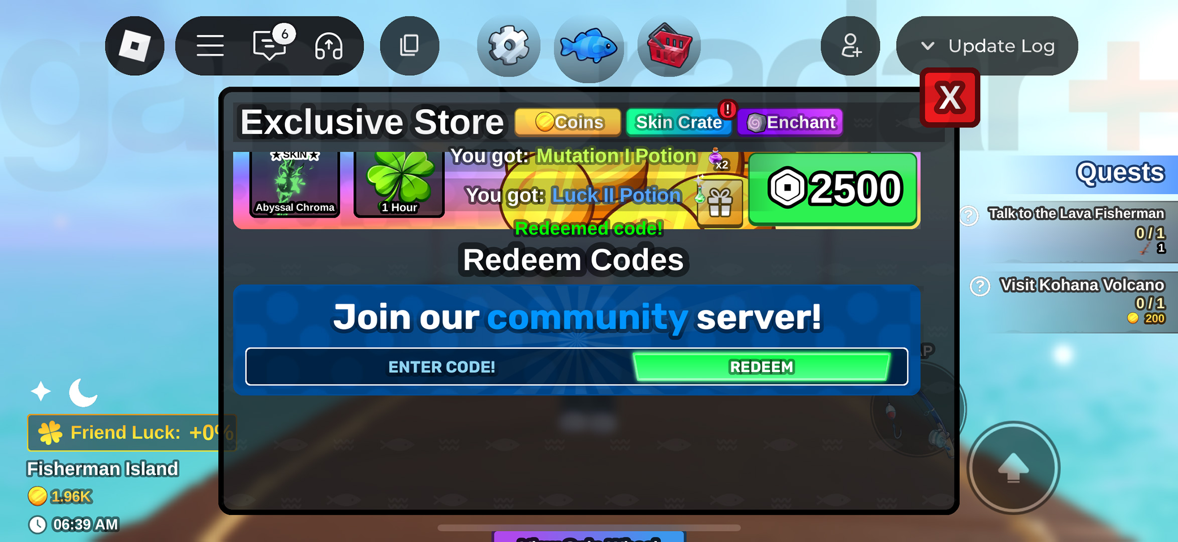 Fish It codes