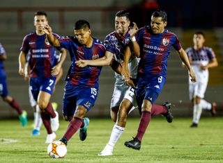 Atlante in action against Cimarrones de Sonora, 2018