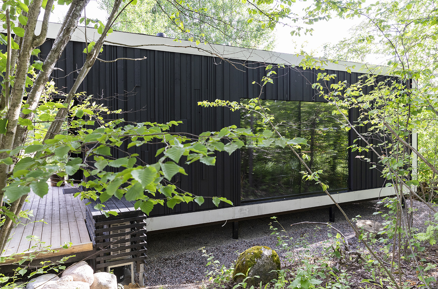 Designs for a Cooler Planet exhibition in Helsinki showcasing tiny house by Matti Kuittinen