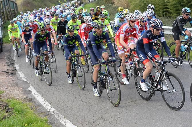 The peloton in the GP Camaiore