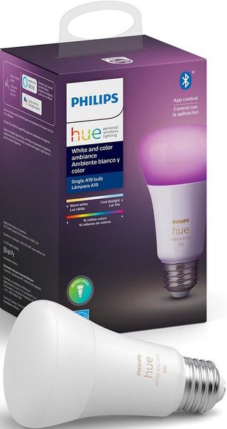 Philips Hue White And Color Ambiance A19 Light Bulb