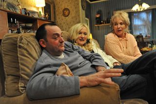Craig Cash, Caroline Aherne and Sue Johnston in The Royle Family