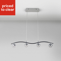 Billings Ball Chrome Effect Pendant Ceiling Light | was £57, now £26 | save £31