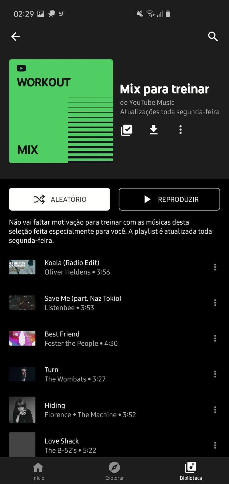Youtube Music Workout Mix