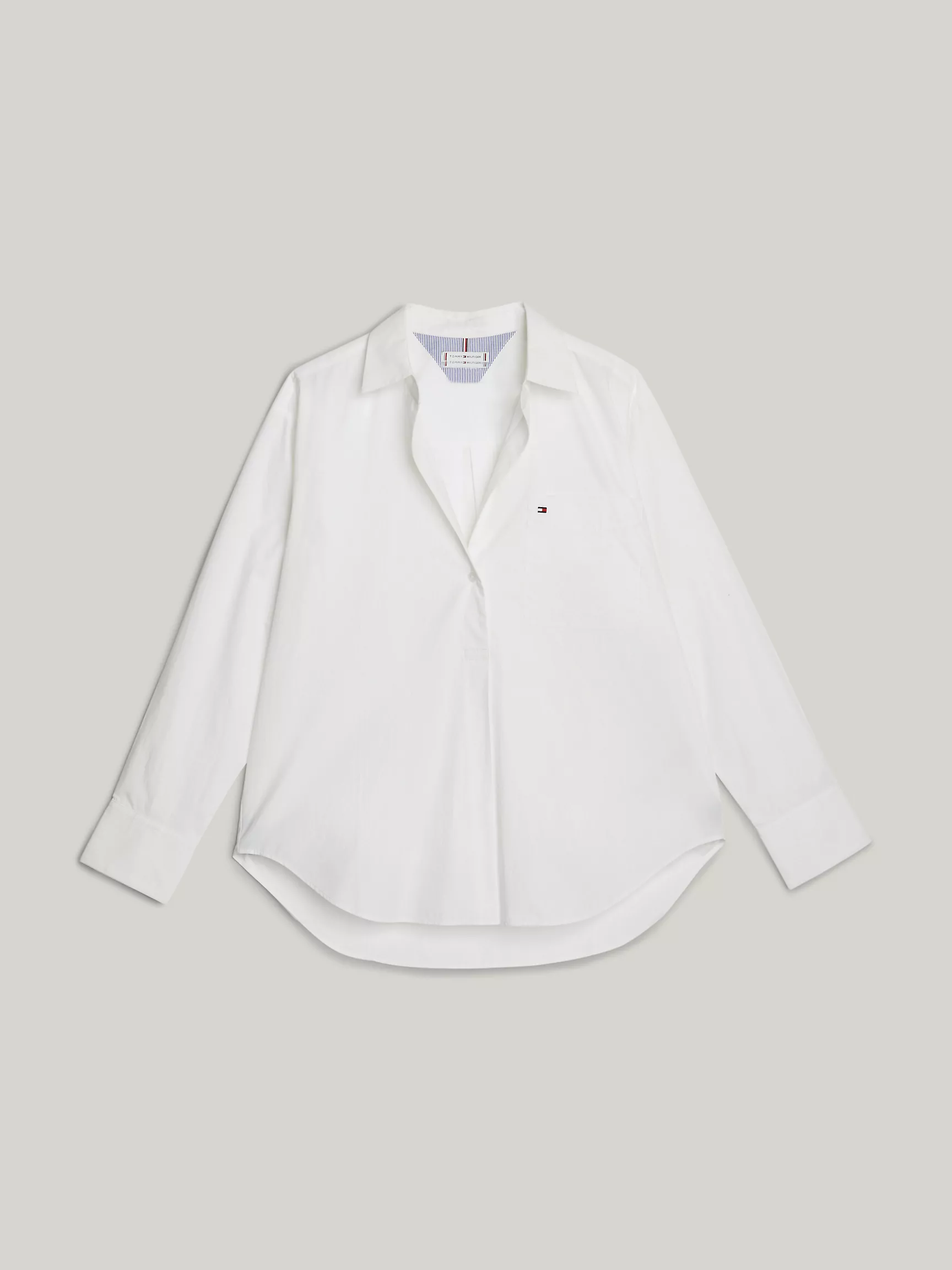 Tommy Hilfiger, Poplin Oversized Button-Up Shirt