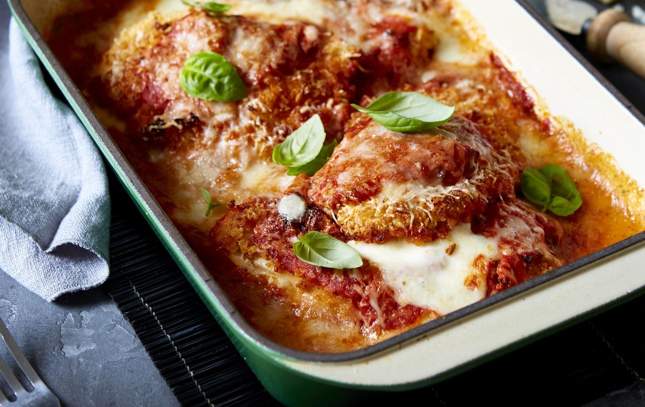 Chicken Parmesan bake