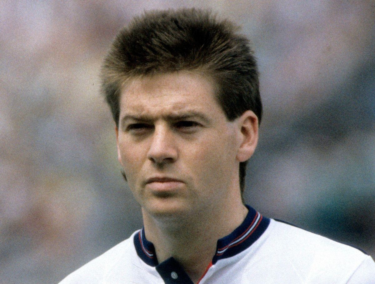 Chris Waddle of England at Euro 1988