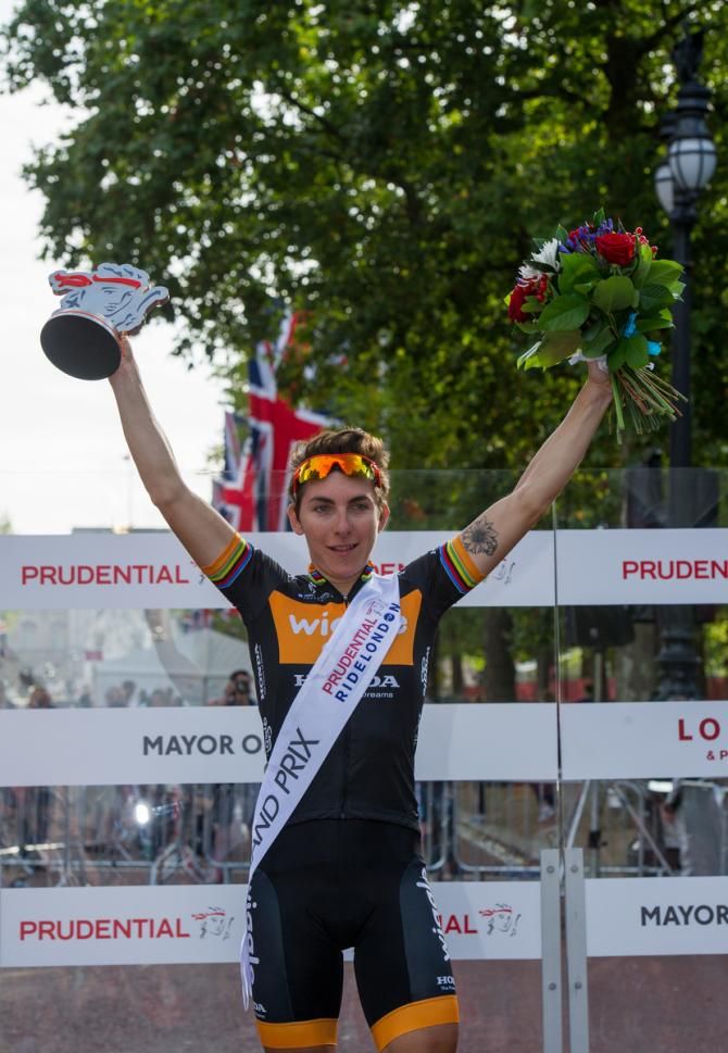 Giorgia Bronzini (Wiggle Honda) won the women's Prudential RideLondon