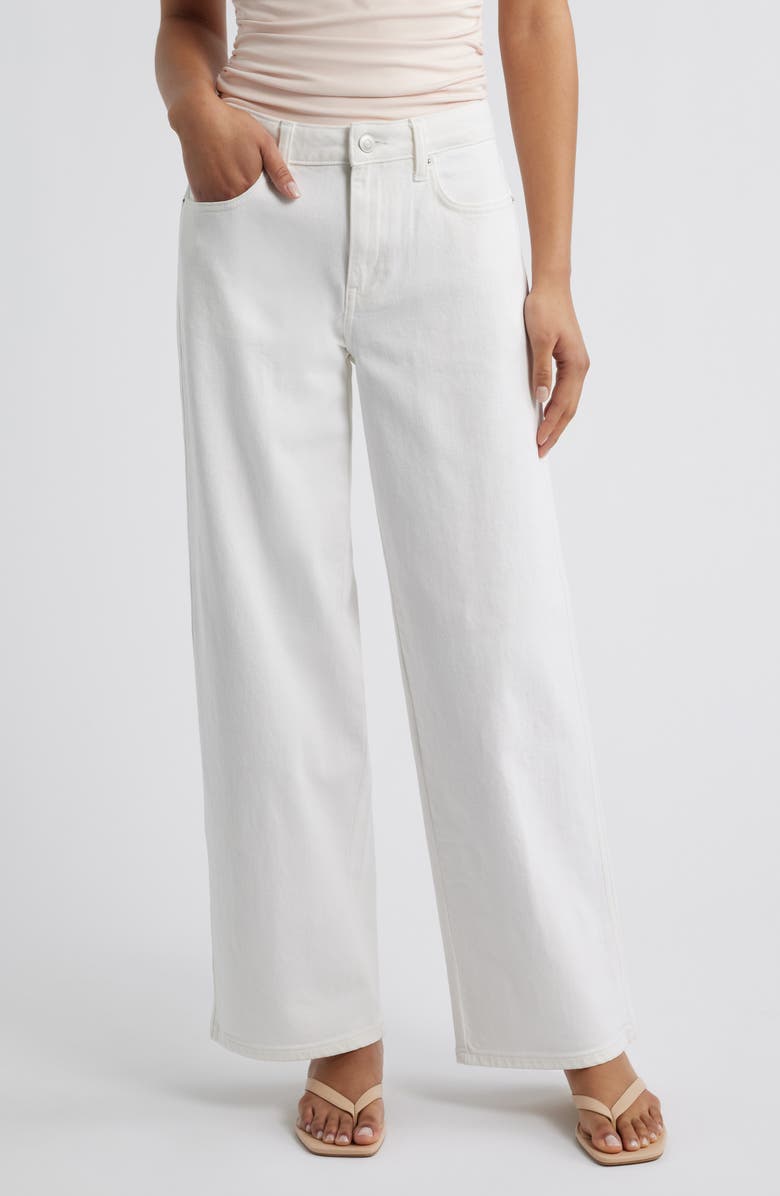 Mid Rise Wide Leg Jeans