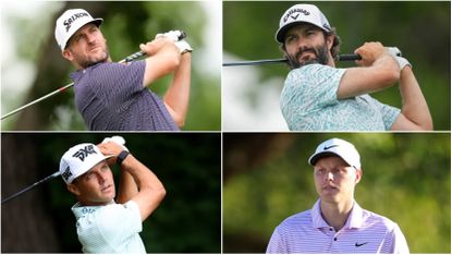 Adam Hadwin (top right), Taylor Pendrith (top left), Eric Cole (bottom left), and Cam Davis (bottom right)