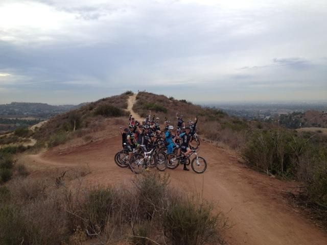Out for a ride with some of the media present at the Sho-Air Cannondale Launch