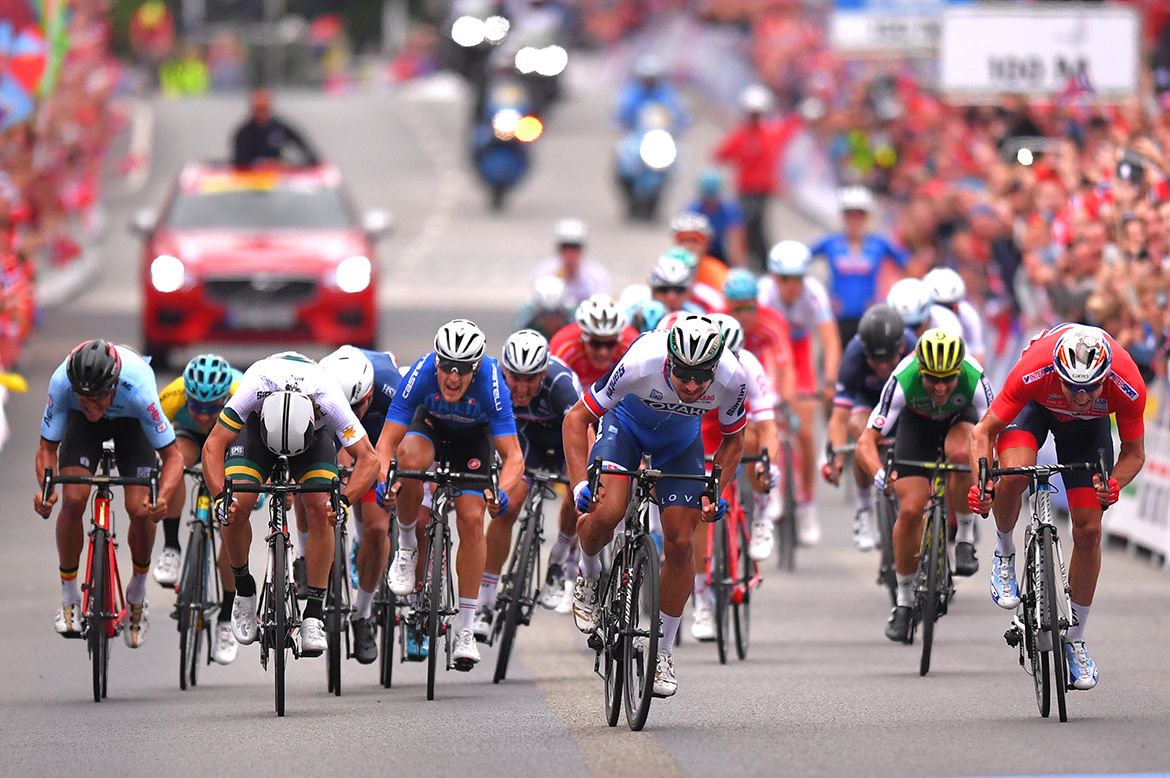 Peter Sagan and Alexander Kristoff go head to head for the world title