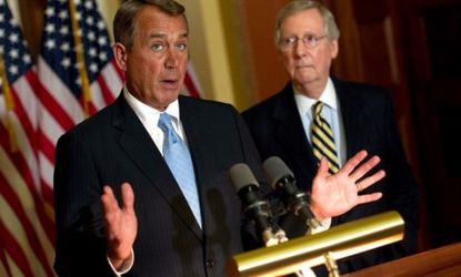 House Speaker John Boehner (R-Ohio) and Senate Minority Leader Mitch McConnell (R-Ky.) may not be eager to answer questions about whether RomneyCare's individual mandate is effectively a tax,