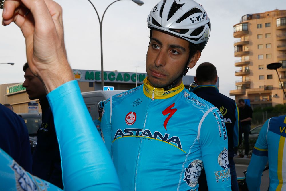 Fabio Aru (Astana) is not amused