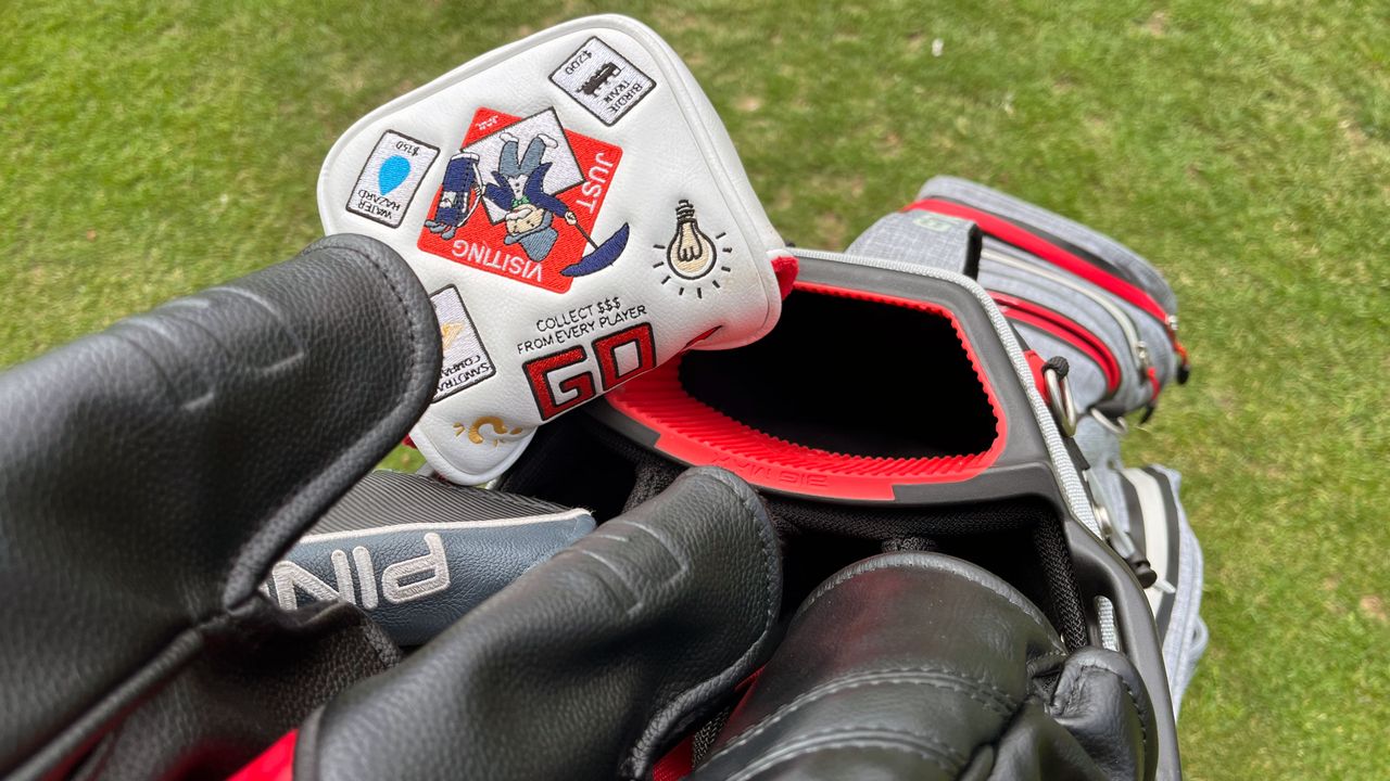 The XL putter well on the Big Max Aqua Tour 3 cart bag