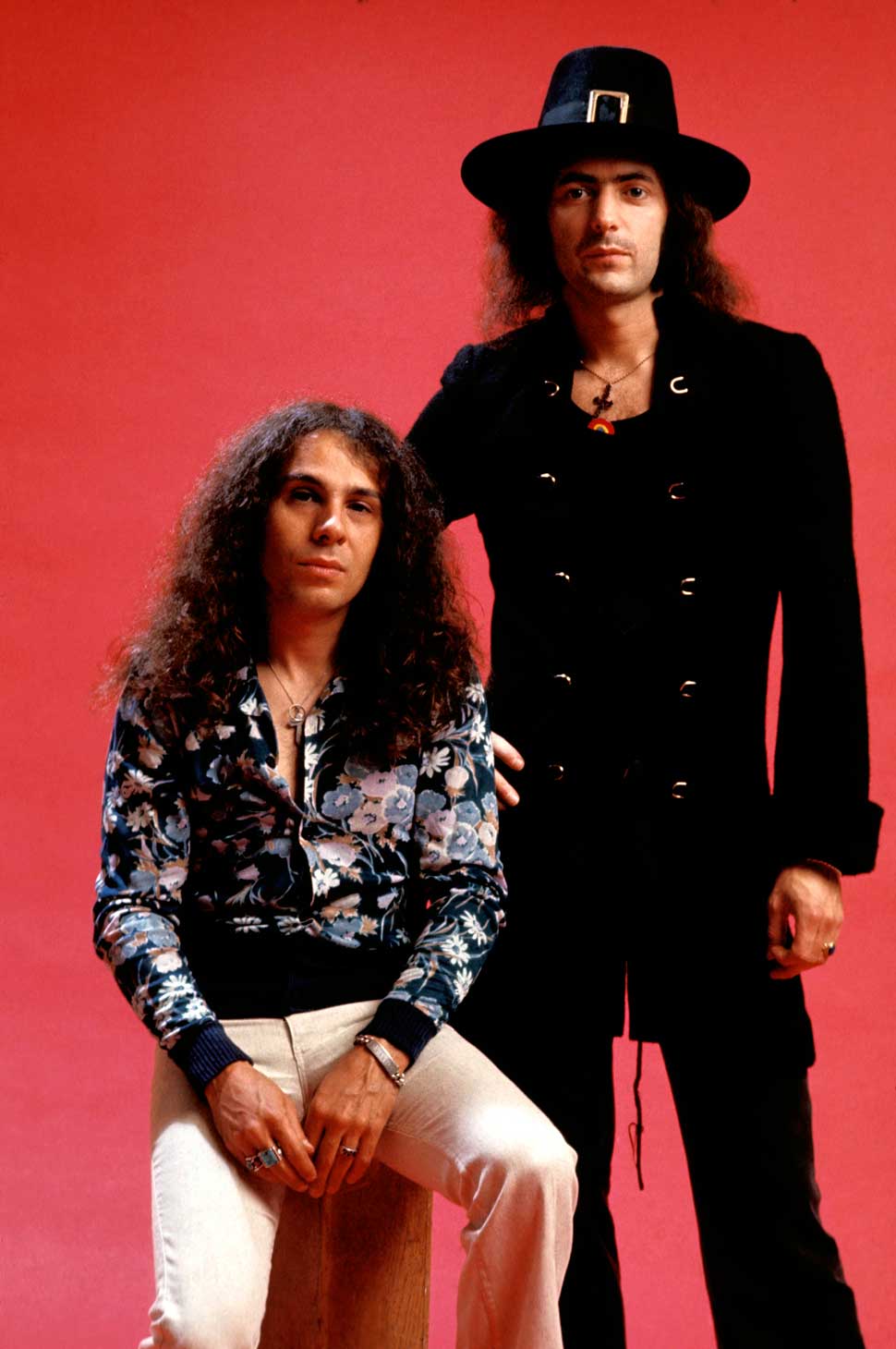 Ronnie James Dio and Ritchie Blackmore (studio portrait)