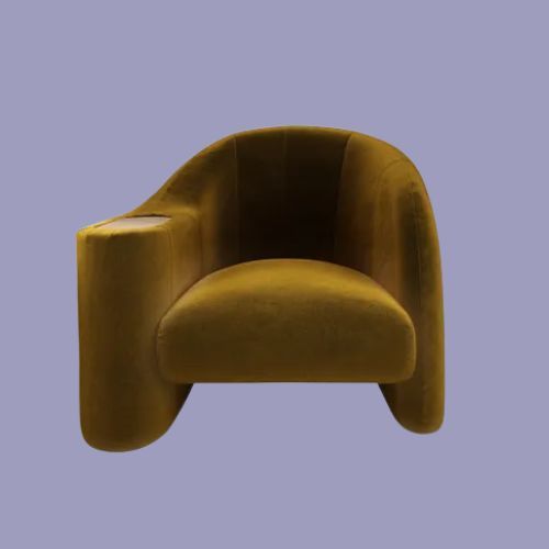 Stellar Armchair in Piccalilli Smart Velvet