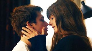 Nicholas Galitzine and Anne Hathaway in Prime Video's original romance drama "The Idea of You"