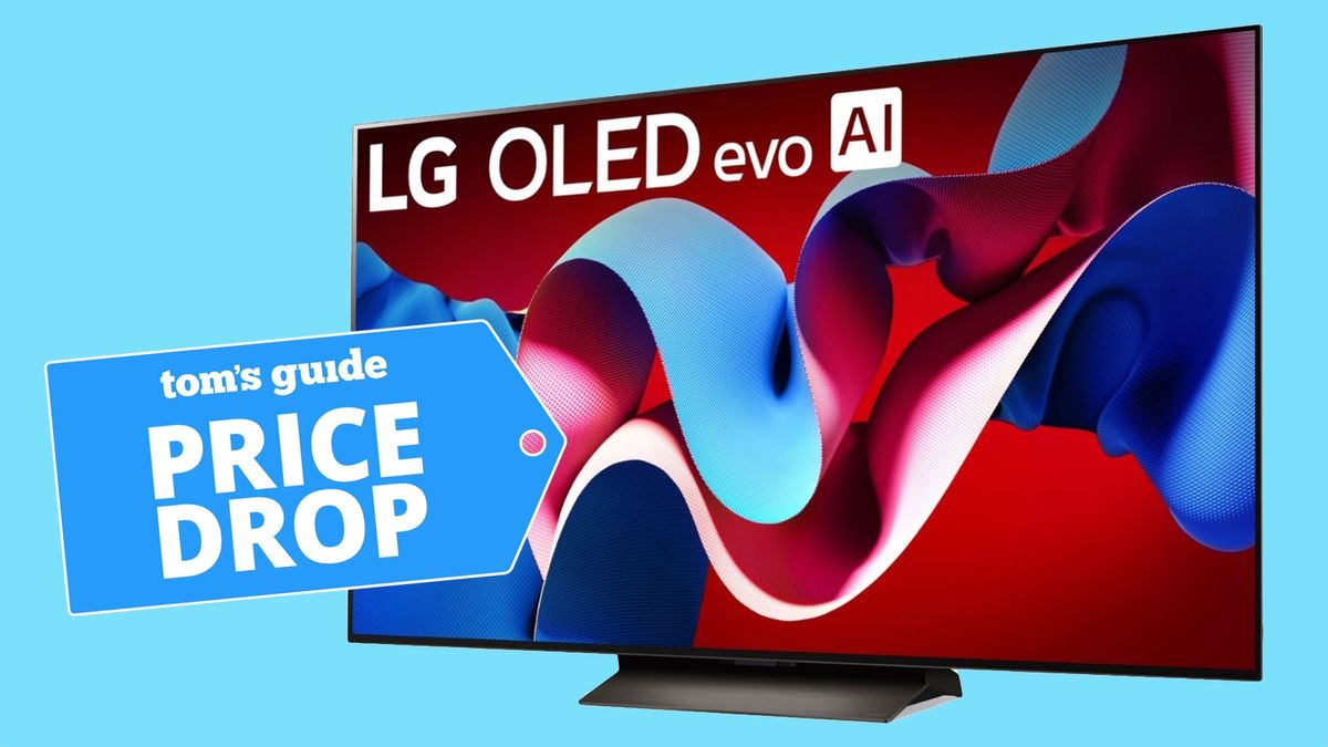 LG C4 OLED TV deal with price drop tag