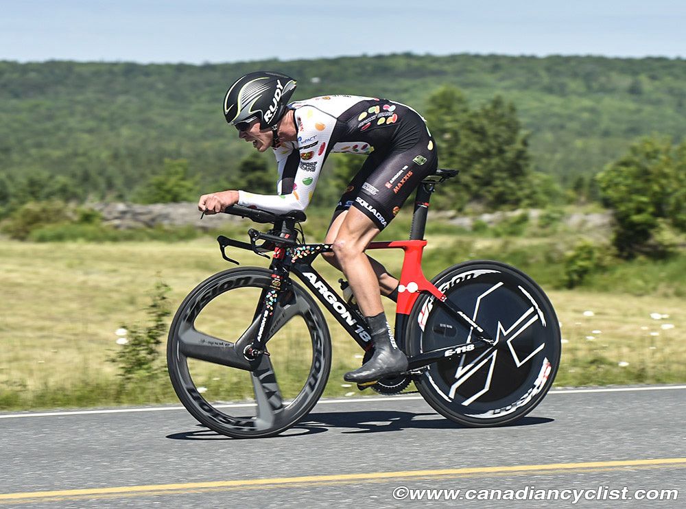 Jordan Cheyne (Jelly Belly-Maxxis) finished 10th in the Tour de Beauce time trial